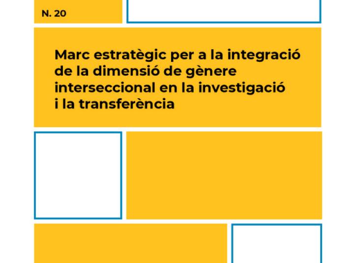 Xarxa Vives Marc estratègic per a la integració de la dimensió de gènere interseccional en la investigació i la transferència