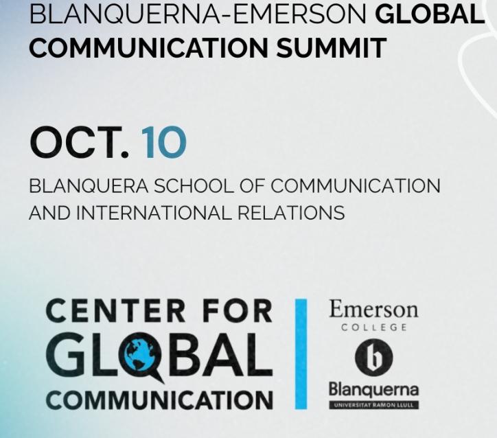 Blanquerna emerson Global Communication Summit