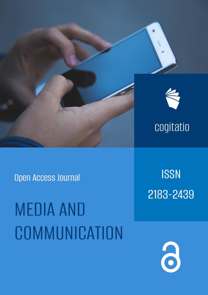 Portada revista Media and Communication