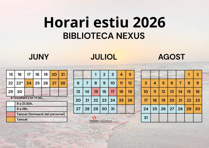 Horari biblioteca Nexus