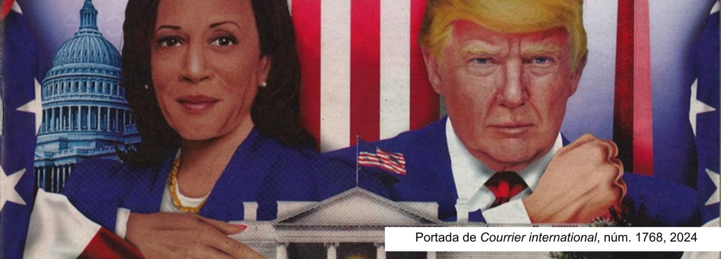Expositor biblioteca FCRI Harris versus Trump