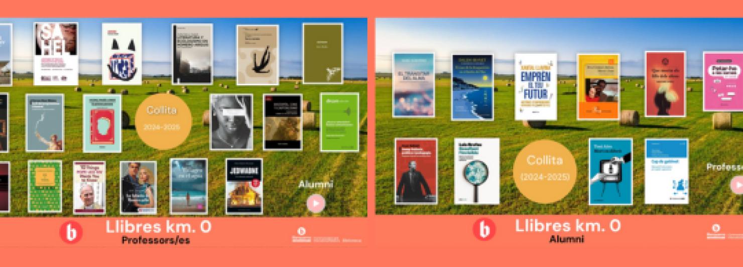 Expositor llibres km. 0 biblioteca FCRI