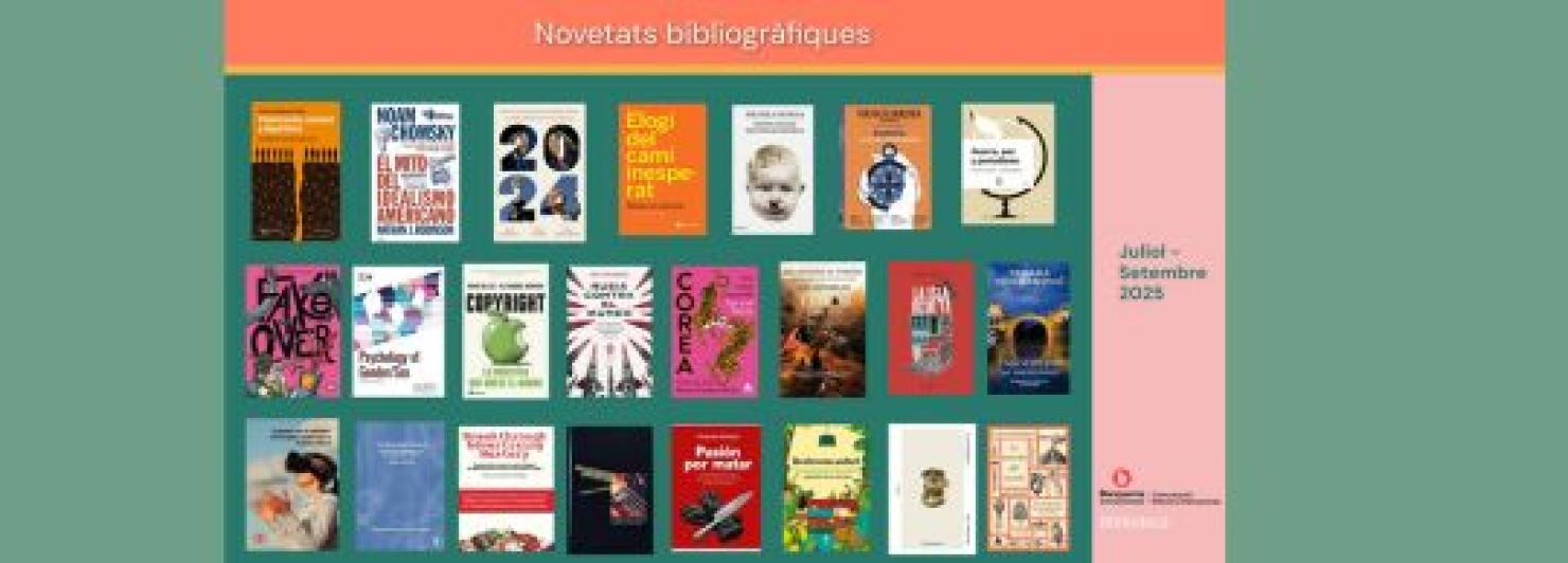 Novetats biblioteca FCRI setembre 2025